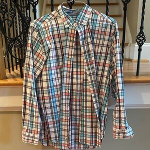 Crown & Ivy Vibrant Plaid Button Down Shirt